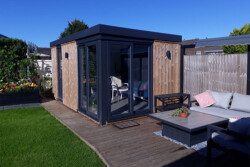 A Garden room on Decking