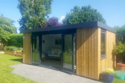 An attractive wooden garden room in Bristol